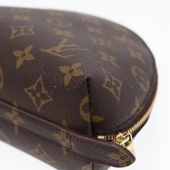 LOUIS VUITTON Monogram Trousse Demi Ronde Cosmetic Pouch M47520 LV Auth 91944 - Picture 7 of 16